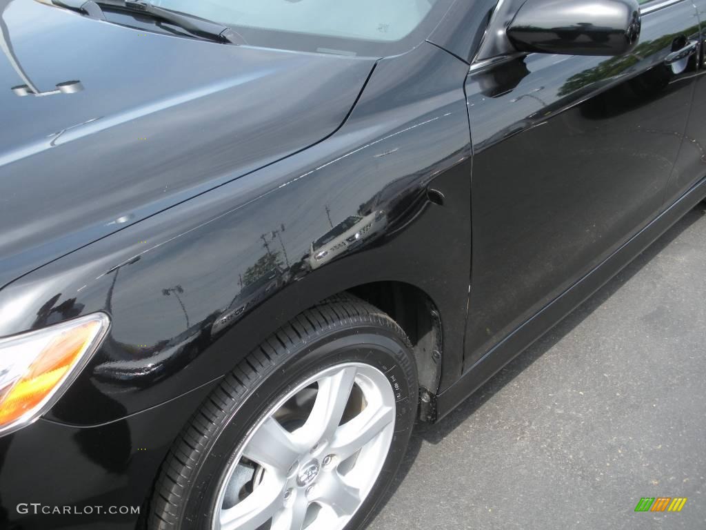 2007 Camry SE - Black / Dark Charcoal photo #10