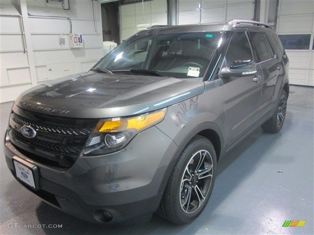2015 Explorer Sport 4WD - Magnetic / Sport Charcoal Black photo #3