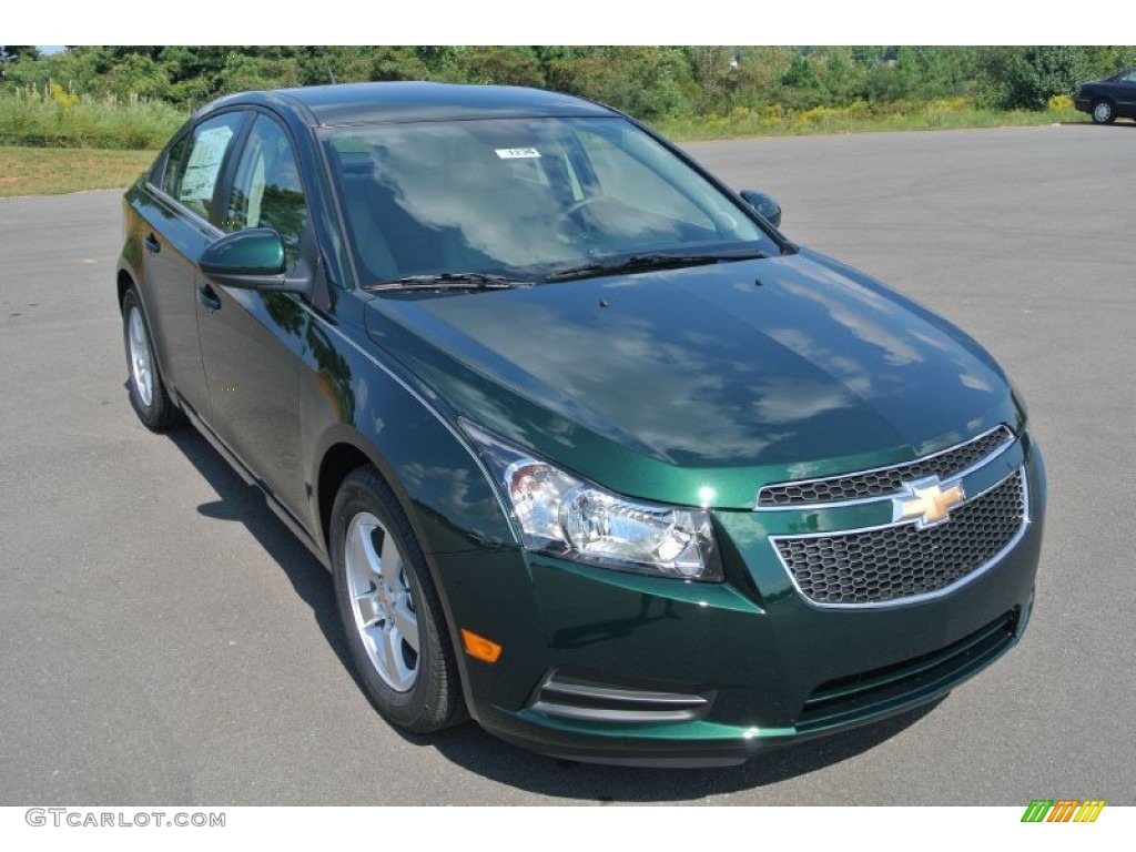 2014 Cruze LT - Rainforest Green Metallic / Medium Titanium photo #1