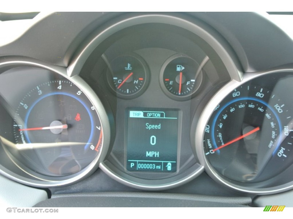 2014 Cruze LT - Rainforest Green Metallic / Medium Titanium photo #13