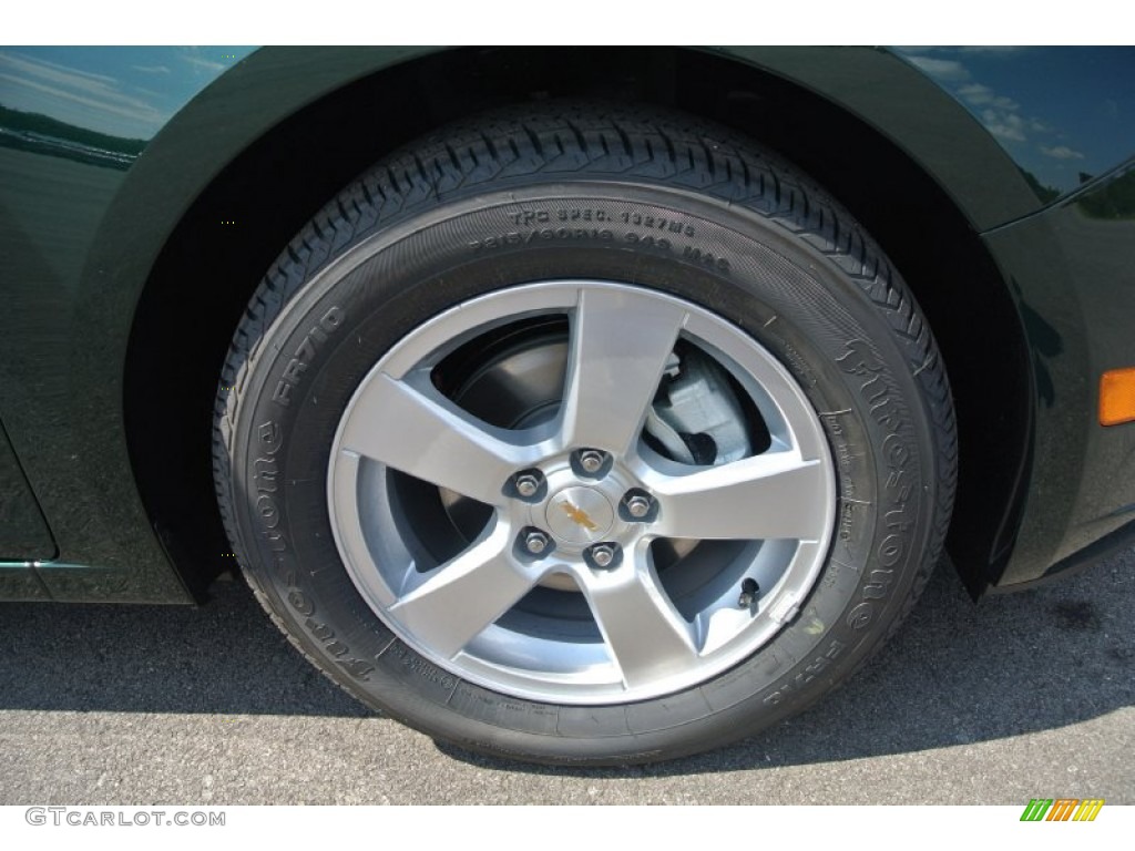 2014 Cruze LT - Rainforest Green Metallic / Medium Titanium photo #18