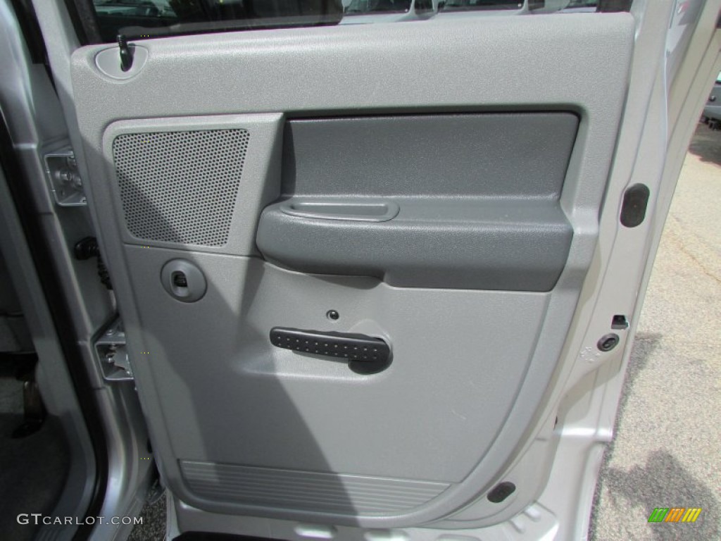 2008 Ram 2500 Laramie Quad Cab 4x4 - Bright Silver Metallic / Medium Slate Gray photo #39