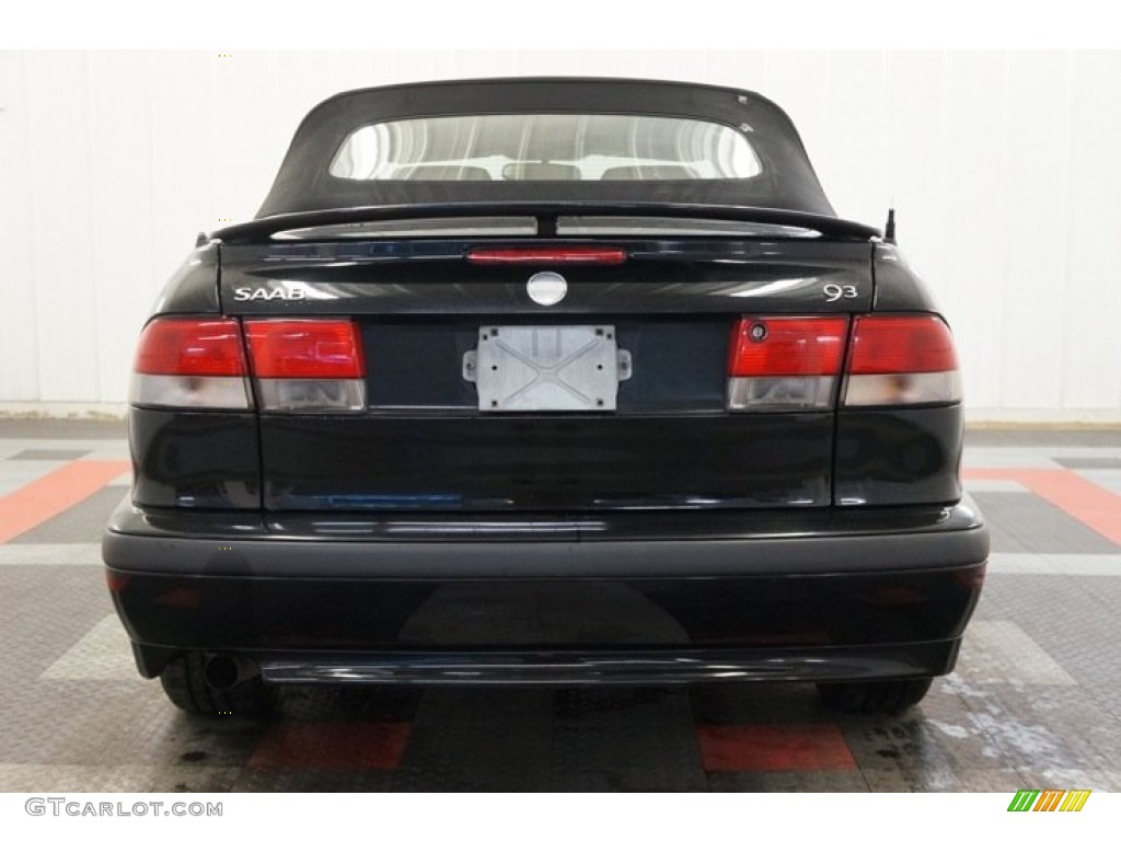 2001 9-3 SE Convertible - Black / Warm Beige photo #9