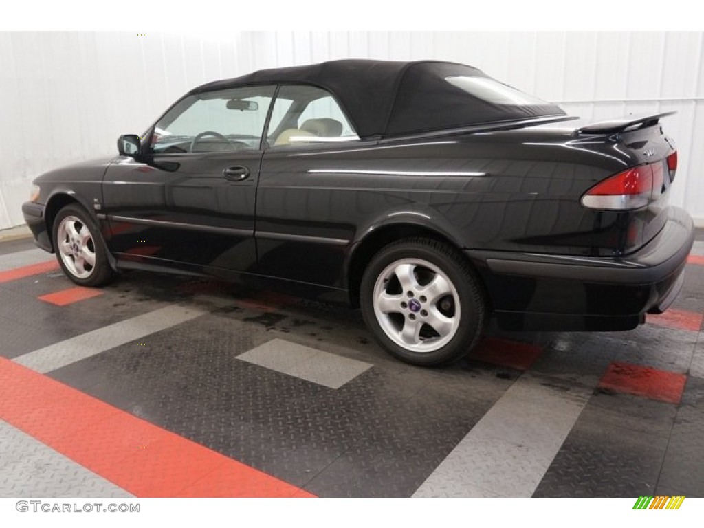 2001 9-3 SE Convertible - Black / Warm Beige photo #11