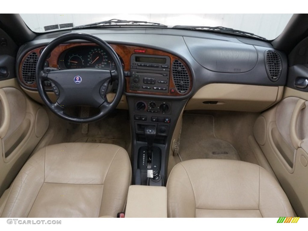 2001 9-3 SE Convertible - Black / Warm Beige photo #21