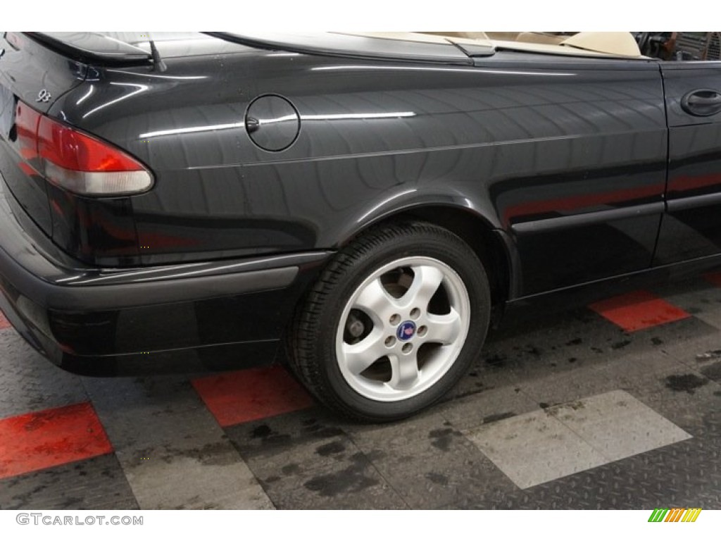 2001 9-3 SE Convertible - Black / Warm Beige photo #46