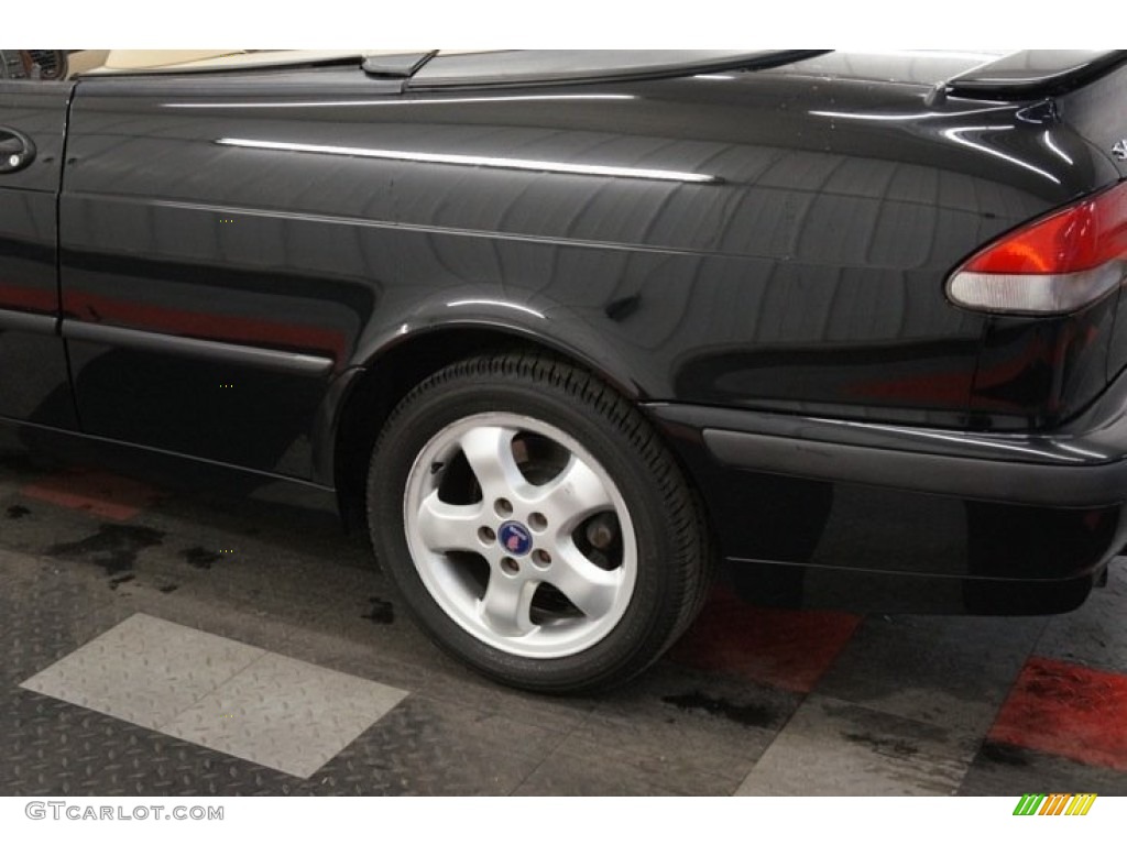2001 9-3 SE Convertible - Black / Warm Beige photo #51