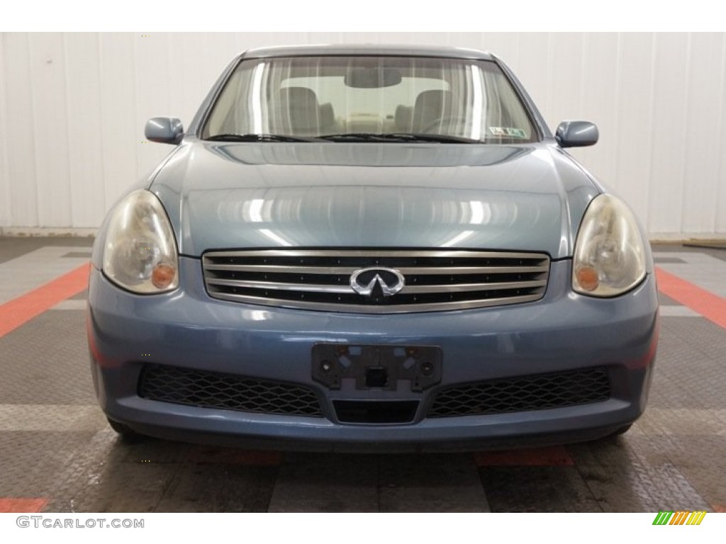 2005 G 35 x Sedan - Lakeshore Slate Blue / Wheat photo #4