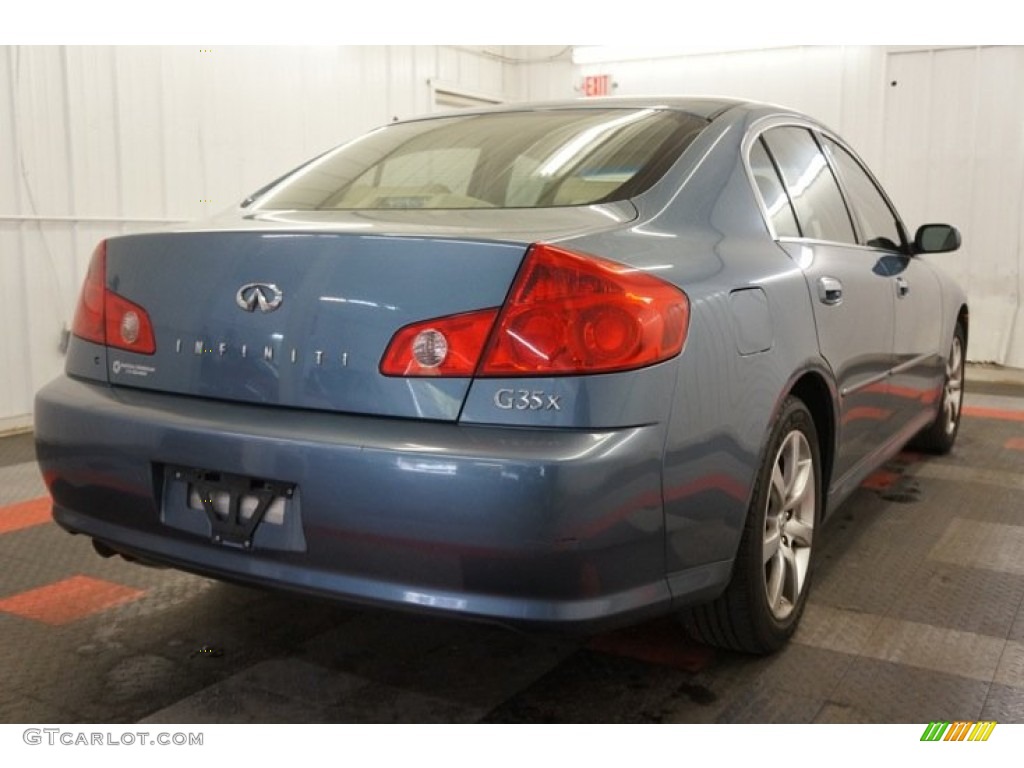 2005 G 35 x Sedan - Lakeshore Slate Blue / Wheat photo #8