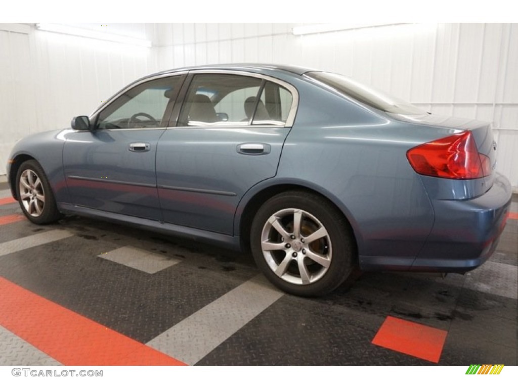 2005 G 35 x Sedan - Lakeshore Slate Blue / Wheat photo #11