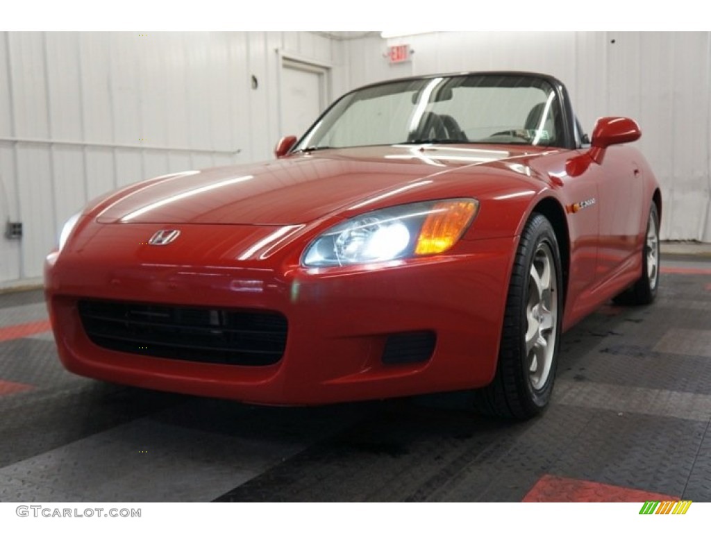 2002 S2000 Roadster - New Formula Red / Black photo #3