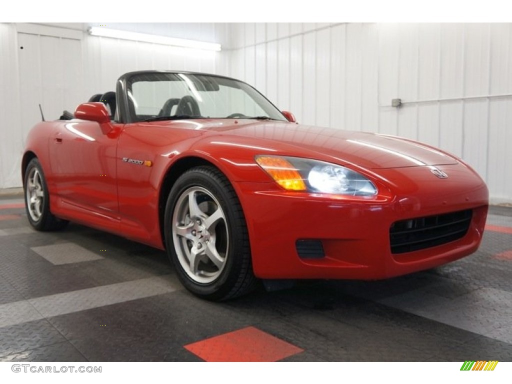2002 S2000 Roadster - New Formula Red / Black photo #5