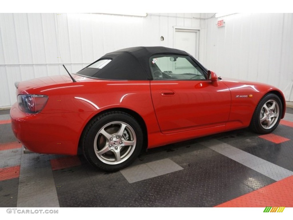 2002 S2000 Roadster - New Formula Red / Black photo #7