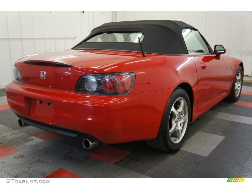 2002 S2000 Roadster - New Formula Red / Black photo #8