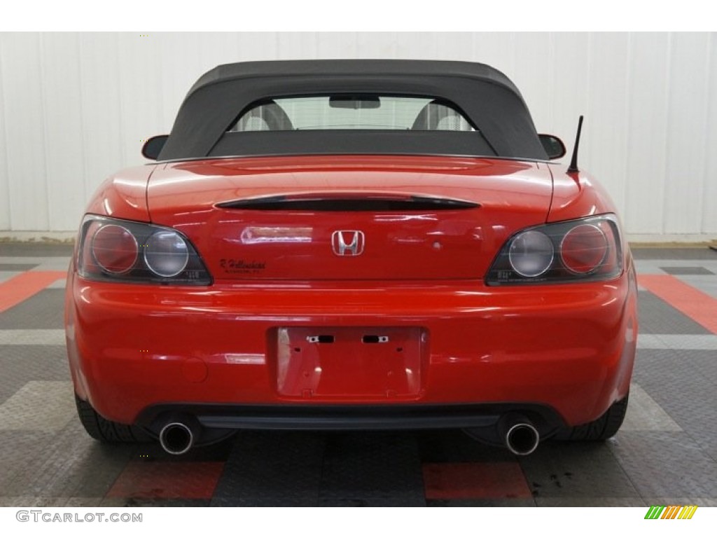 2002 S2000 Roadster - New Formula Red / Black photo #9