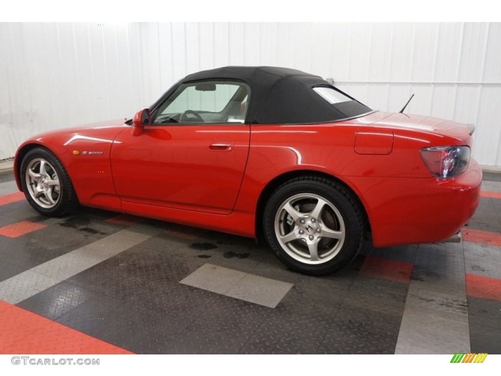 2002 S2000 Roadster - New Formula Red / Black photo #11
