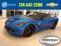 2015 Laguna Blue Tintcoat Chevrolet Corvette Stingray Coupe Z51  photo #1