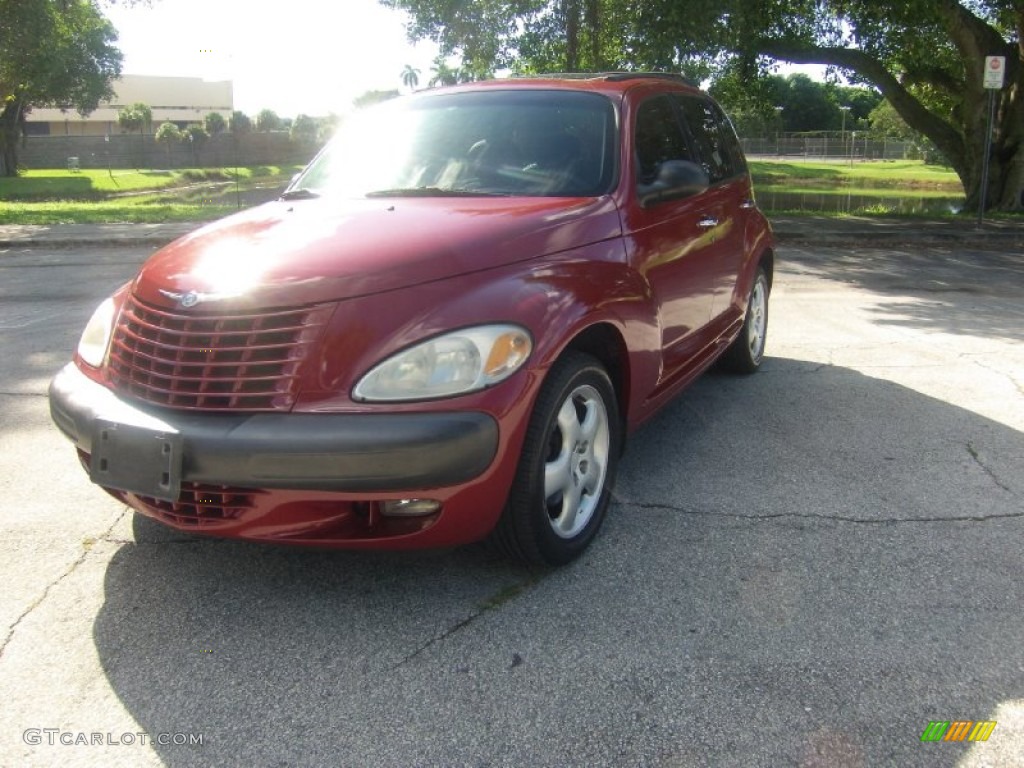 2001 PT Cruiser Limited - Inferno Red Pearl / Taupe/Pearl Beige photo #1