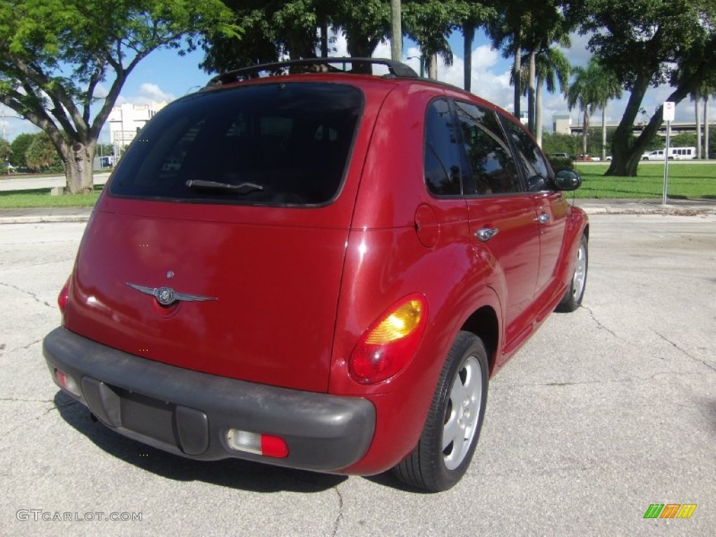 2001 PT Cruiser Limited - Inferno Red Pearl / Taupe/Pearl Beige photo #4