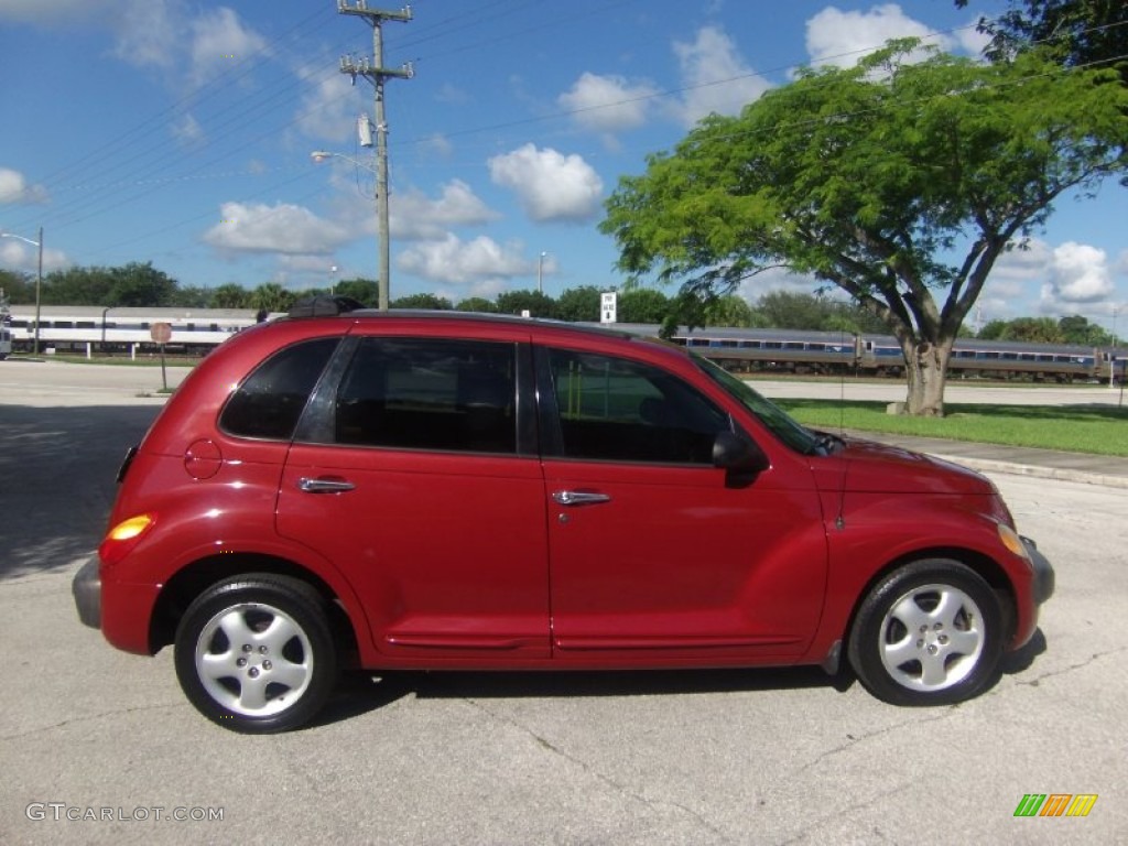 2001 PT Cruiser Limited - Inferno Red Pearl / Taupe/Pearl Beige photo #5