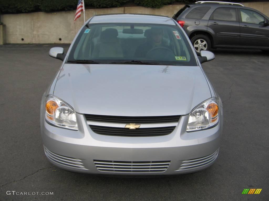 2008 Cobalt LT Sedan - Ultra Silver Metallic / Gray photo #1