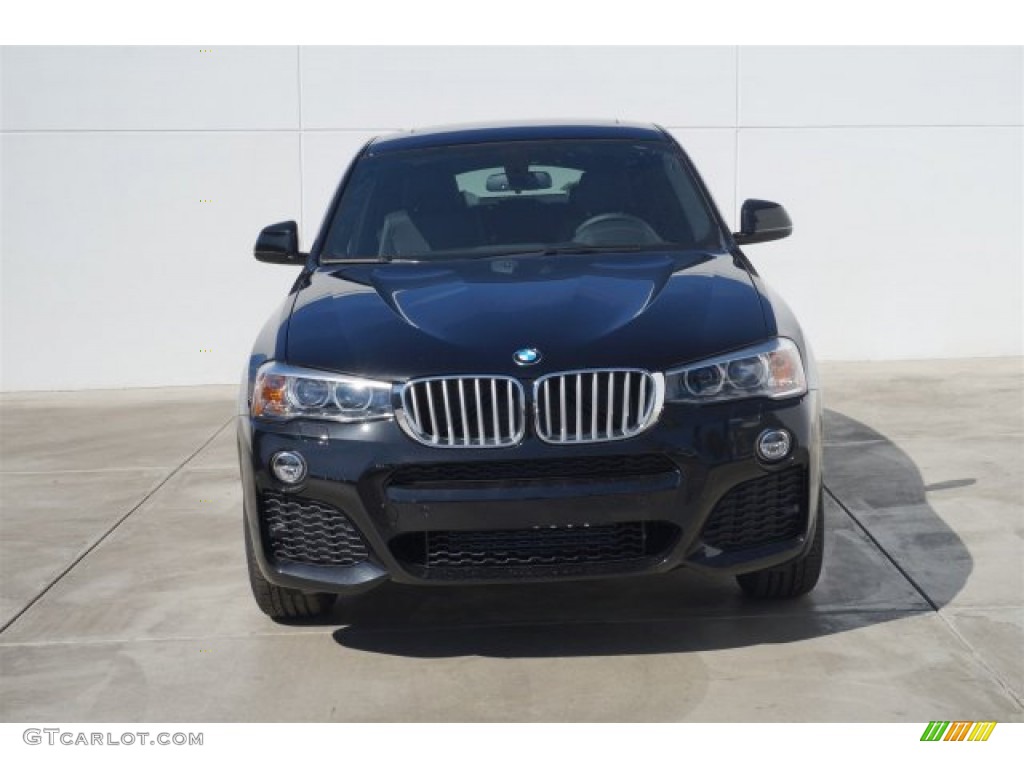 2015 X4 xDrive28i - Black Sapphire Metallic / Black photo #3