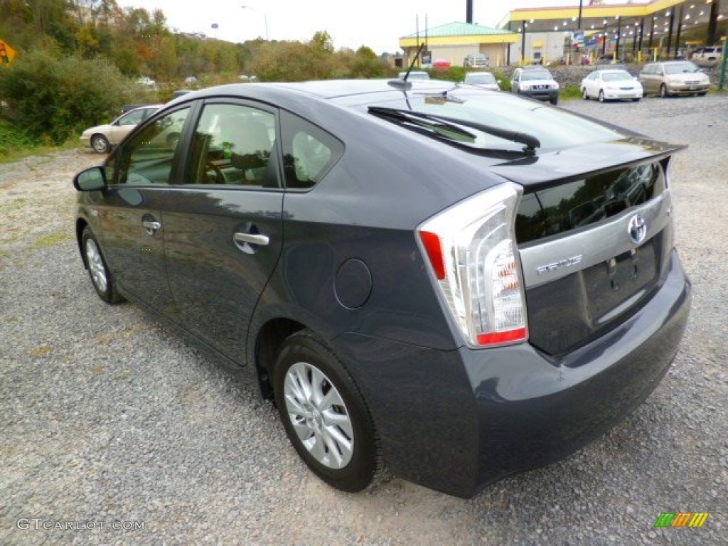 2013 Prius Plug-in Hybrid - Winter Gray Metallic / Dark Gray photo #4