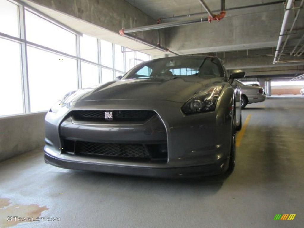 2010 GT-R Premium - Gun Metallic / Black photo #1