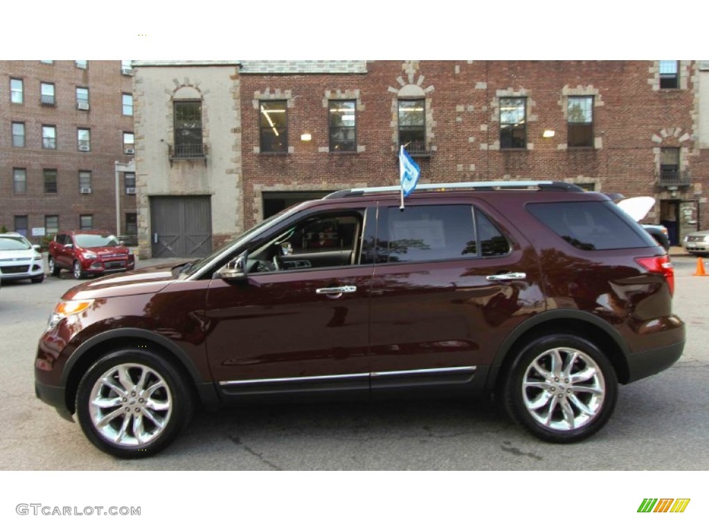 2012 Explorer XLT 4WD - Cinnamon Metallic / Charcoal Black photo #3