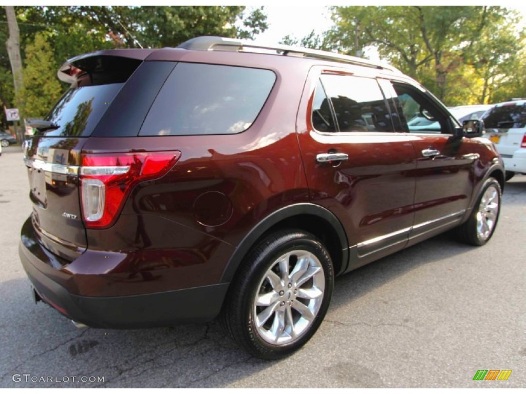 2012 Explorer XLT 4WD - Cinnamon Metallic / Charcoal Black photo #6