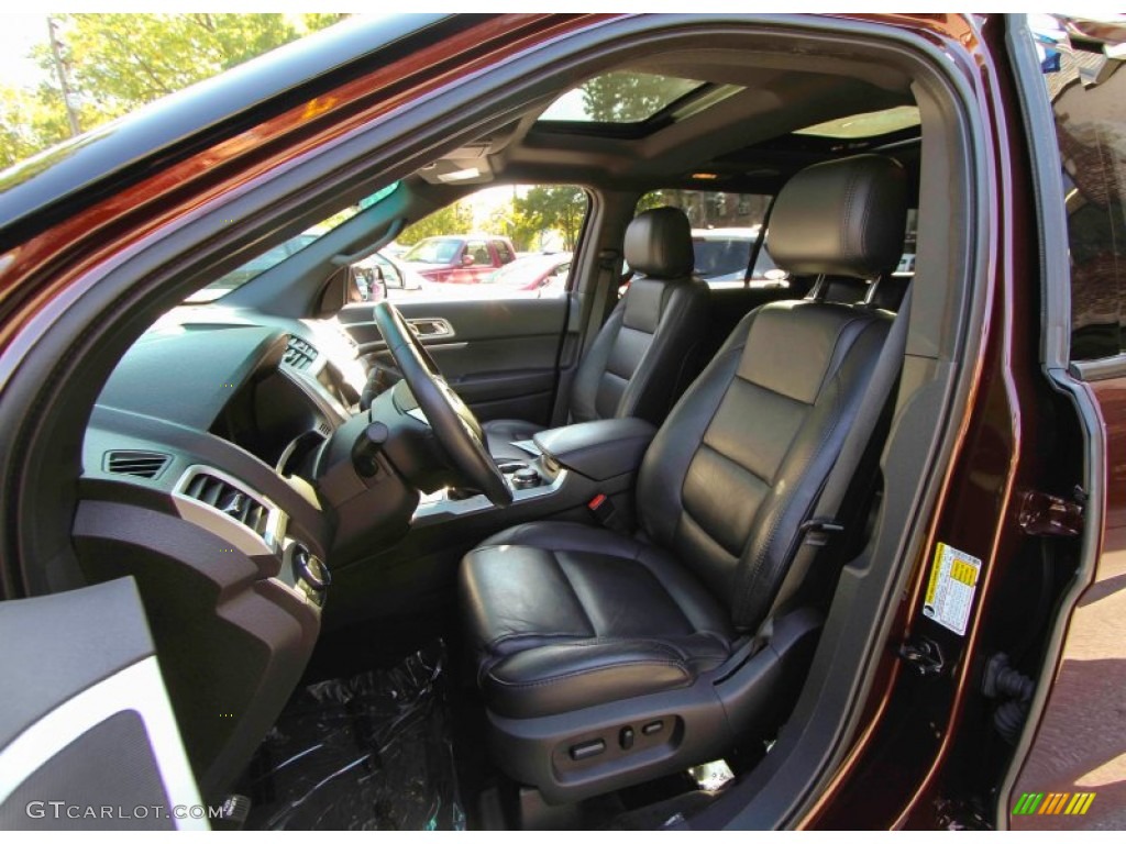 2012 Explorer XLT 4WD - Cinnamon Metallic / Charcoal Black photo #14