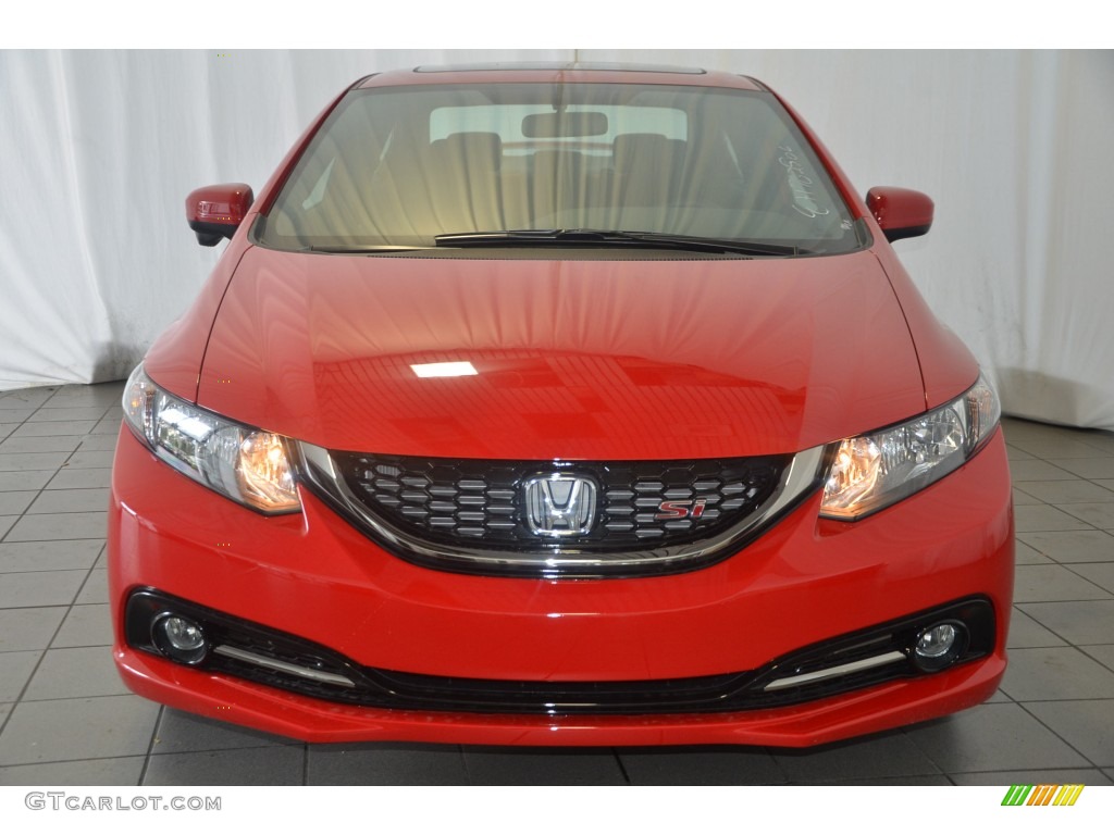 Rallye Red 2014 Honda Civic Si Sedan Exterior Photo #97916386