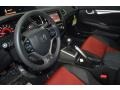 Black/Red 2014 Honda Civic Si Sedan Interior Color