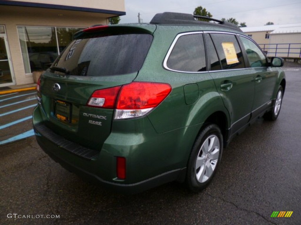 2012 Outback 2.5i Premium - Cypress Green Pearl / Warm Ivory photo #9