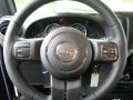 Black 2015 Jeep Wrangler Sport S 4x4 Steering Wheel
