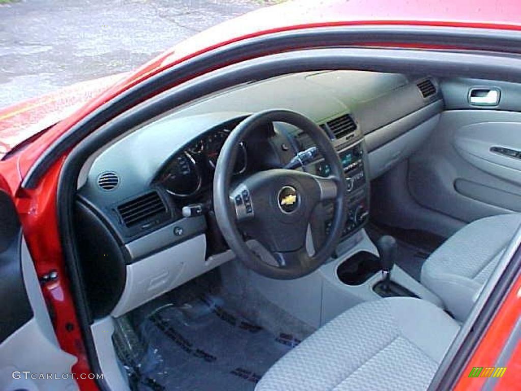 2008 Cobalt LT Sedan - Victory Red / Gray photo #8