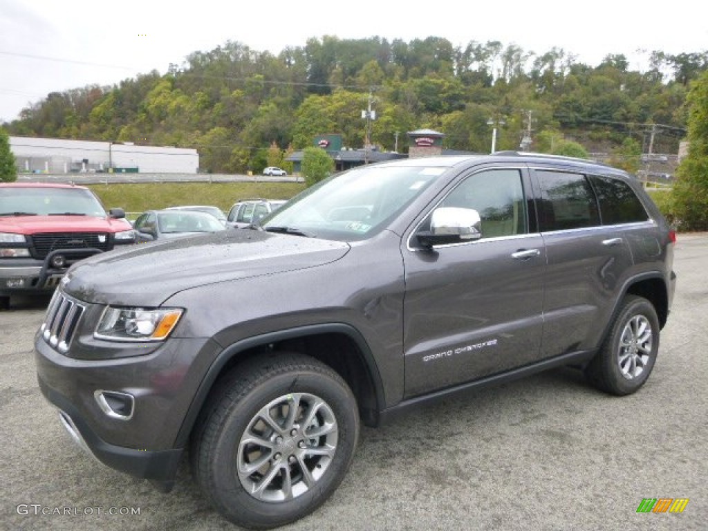 Granite Crystal Metallic 2015 Jeep Grand Cherokee Limited 4x4 Exterior Photo #97919240