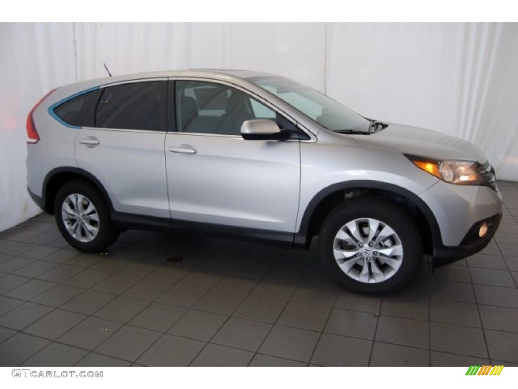 2014 CR-V EX - Alabaster Silver Metallic / Black photo #8