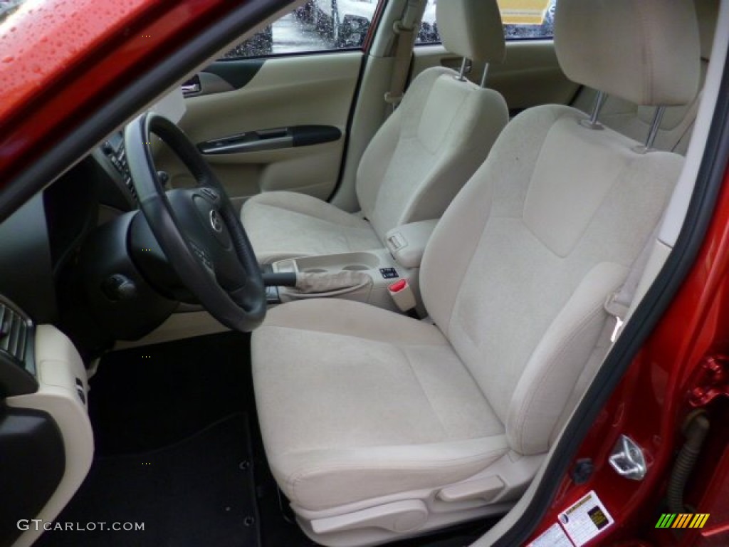 2011 Impreza 2.5i Premium Sedan - Paprika Red Pearl / Ivory photo #7
