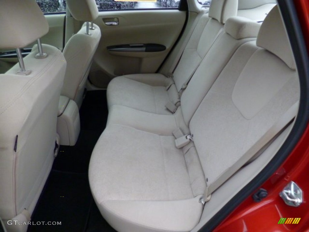 2011 Impreza 2.5i Premium Sedan - Paprika Red Pearl / Ivory photo #14