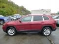 2015 Deep Cherry Red Crystal Pearl Jeep Cherokee Limited 4x4  photo #2