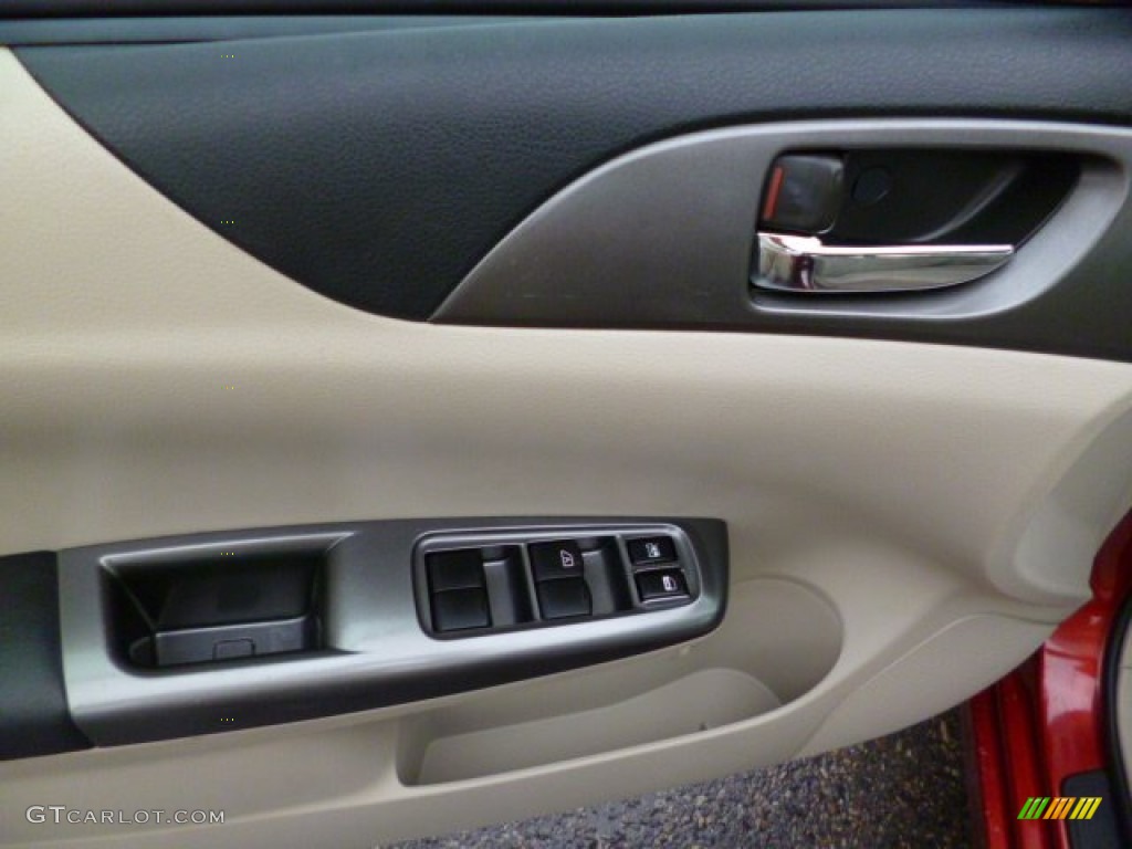 2011 Impreza 2.5i Premium Sedan - Paprika Red Pearl / Ivory photo #17