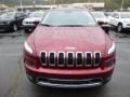 2015 Deep Cherry Red Crystal Pearl Jeep Cherokee Limited 4x4  photo #8