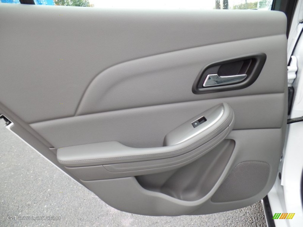 2014 Chevrolet Malibu LS Jet Black/Titanium Door Panel Photo #97920660