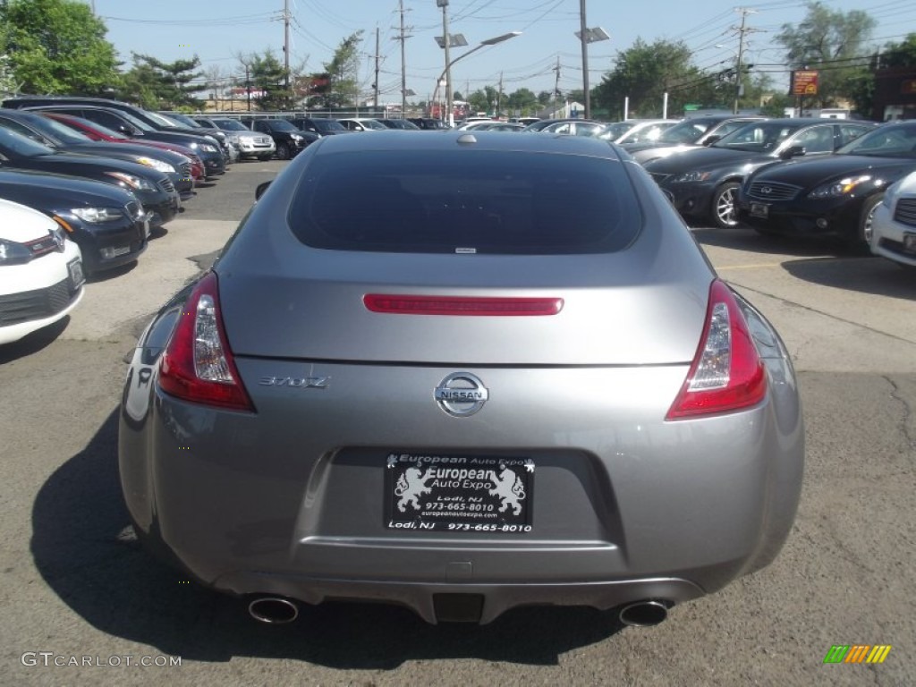 2009 370Z Touring Coupe - Platinum Graphite / Gray Leather photo #5