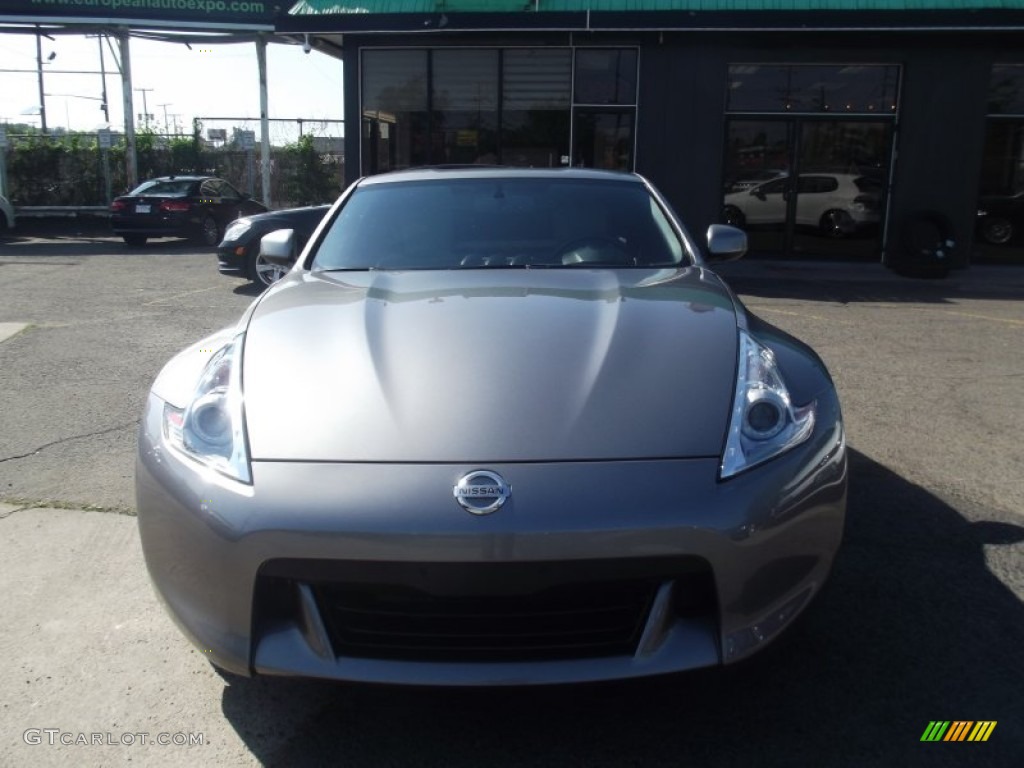2009 370Z Touring Coupe - Platinum Graphite / Gray Leather photo #6