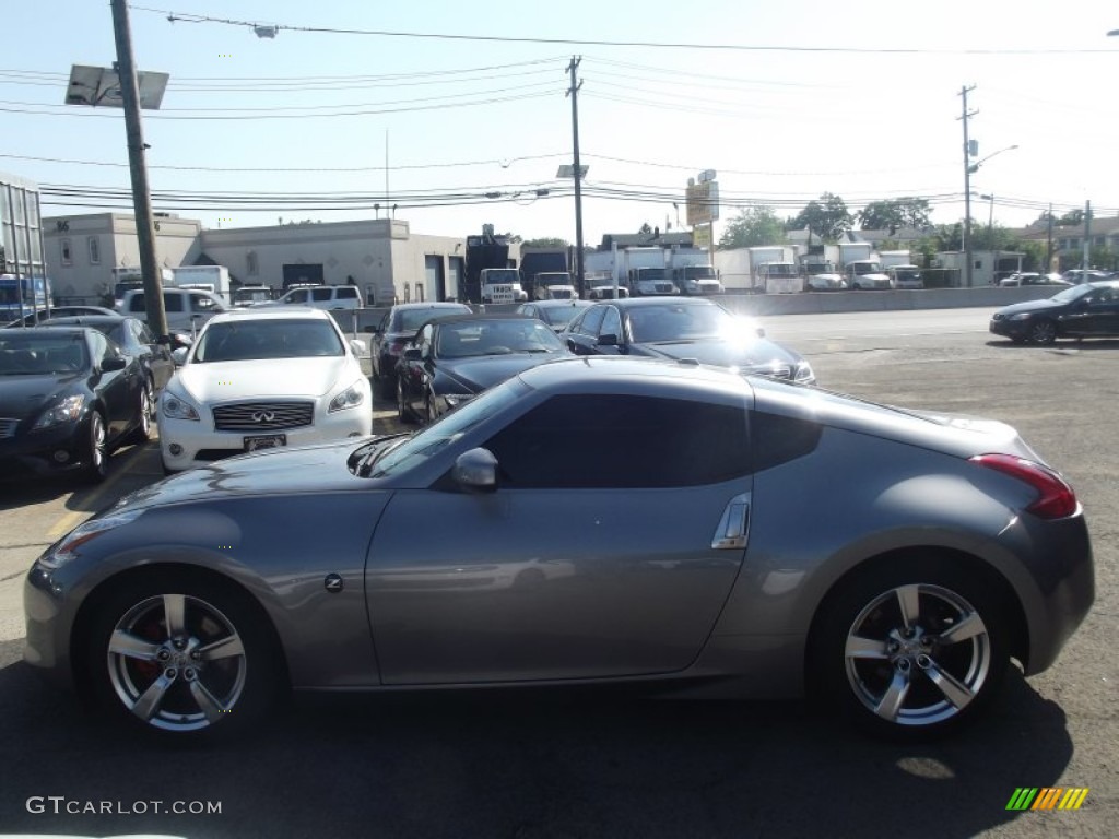 2009 370Z Touring Coupe - Platinum Graphite / Gray Leather photo #7