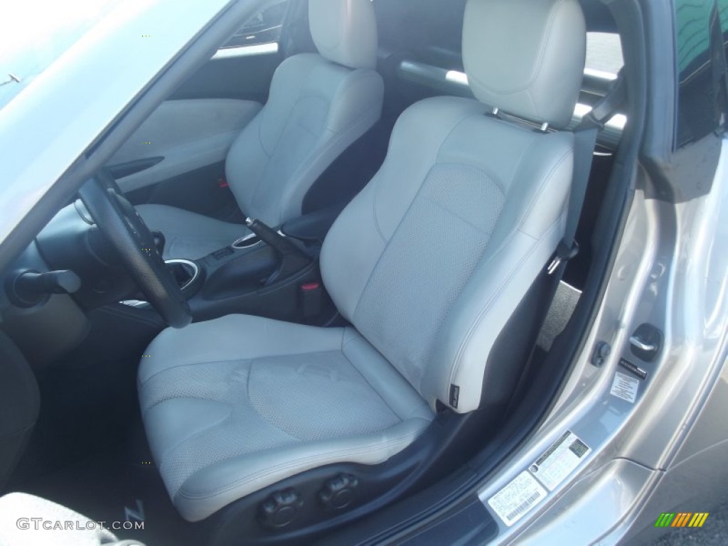 2009 370Z Touring Coupe - Platinum Graphite / Gray Leather photo #9
