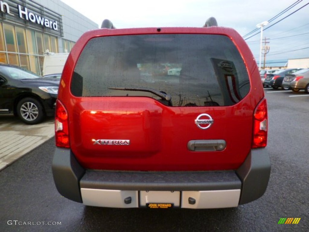 2015 Xterra S 4x4 - Cayenne Red / Gray photo #6