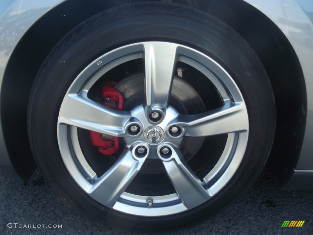 2009 370Z Touring Coupe - Platinum Graphite / Gray Leather photo #35